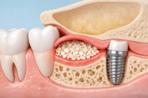 Implant dentaire après une perte osseuse importante